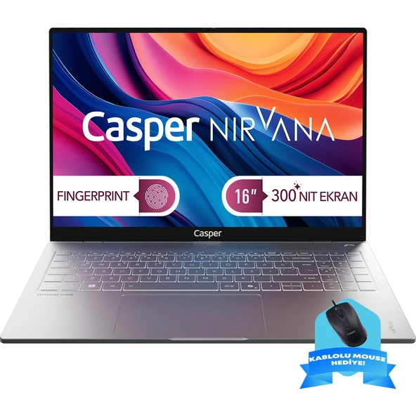 Nirvana Taşınabilir Bilgisayar S100 300NIT İ7-13620H 16GB Ddr5 Ram 1tb SSD Freedos Taşınabilir Bilgisayar S100.1362-BF00X-G-F-KM35S ürün görseli 1