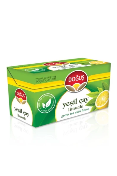 LİMONLU YEŞİLÇAY SÜZEN POŞET 20X1,75 GR ürün görseli 1
