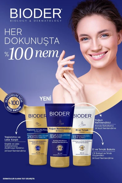 BIODER NEMLENDİRİCİ EL KREMİ 50ML ürün görseli 1
