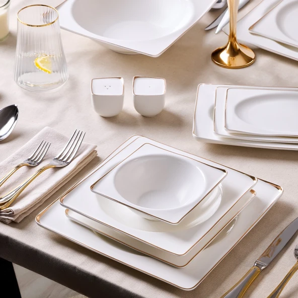 Aryıldız Crystal Ixir 56 Parça Yemek Takımı - Resim 2