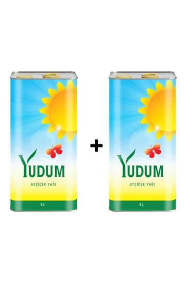Yudum Ayçiçek Yağı 5 lt 2'li Eko Paket ürün görseli 1