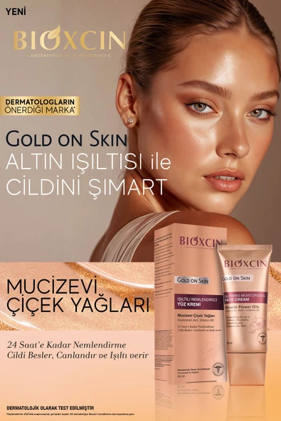 BIOXCIN GOLD ON SKIN YÜZ KREMİ 50 ML ürün görseli 1