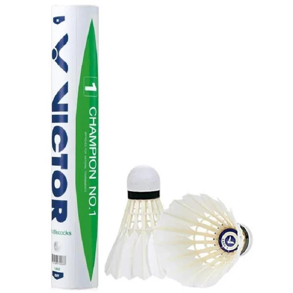 Victor Champion No.1 Speed 77 Tüy Badminton Topu ürün görseli 1