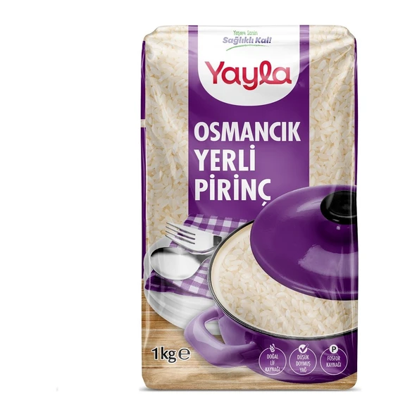 1 KG YAYLA OSMANCIK PİRİNÇ ürün görseli 1