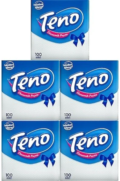 Teno Peçete 100LÜ x 5 Paket - Resim 2