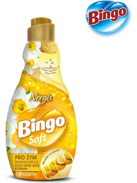 Bingo Konsantre Çamaşır Yumuşatıcısı Nergis 1440 ml ürün görseli 1