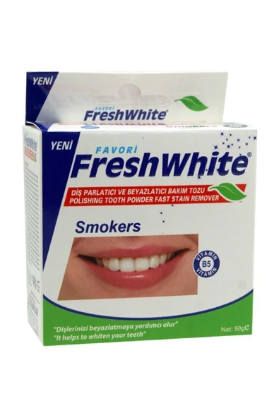FRESH WHİTE SMOKERS DİŞ TOZU 50 GR ürün görseli 1