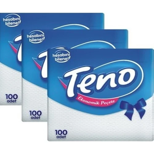 Teno Peçete 100' Lü 3 'lü ürün görseli 1