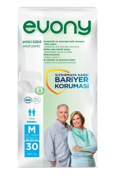 EVONY EMİCİ KÜLOT UNISEX MEDIUM 30 ürün görseli 1