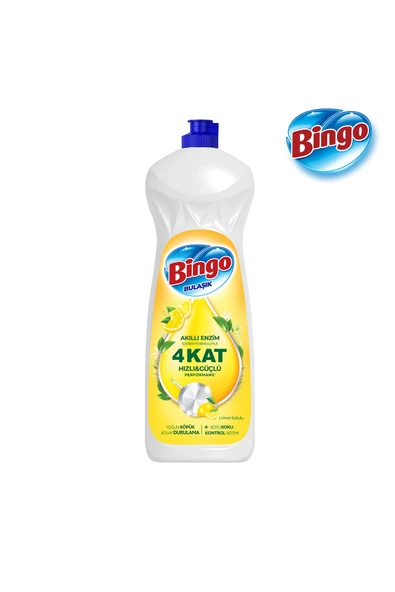 Sıvı Elde Bulaşık Deterjanı Limon 650ml X 4 Adet - Resim 2