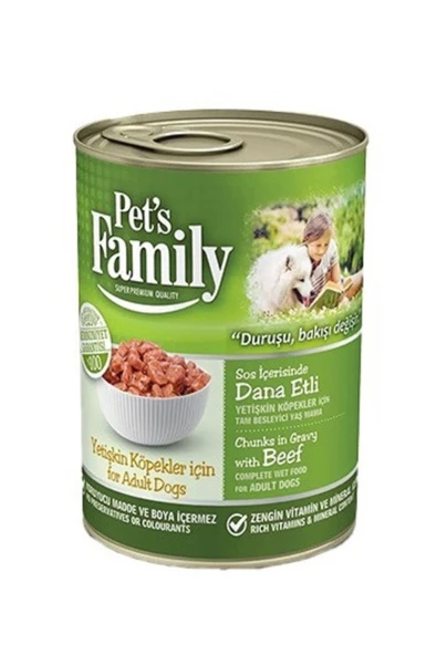 Dana Etli Yetişkin Köpek Konservesi 400 gr X 12 Kutu ürün görseli 1