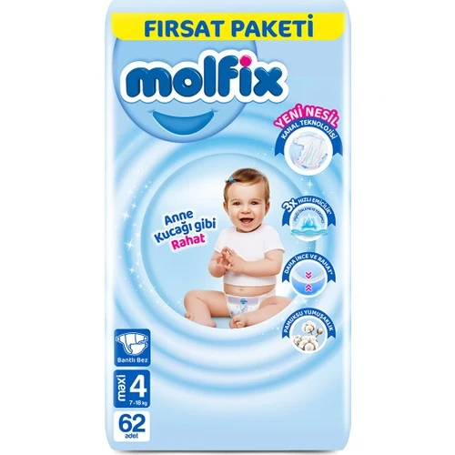 MOLFIX 3D MAXI 62 ADET FIRSAT ORT 2023K ürün görseli 1