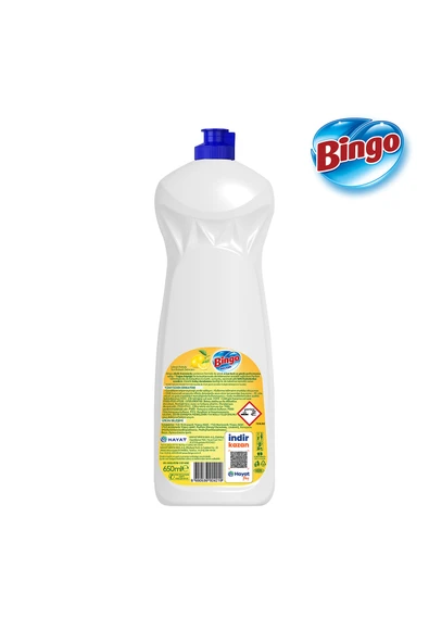 Sıvı Elde Bulaşık Deterjanı Limon 650ml X 4 Adet - Resim 3