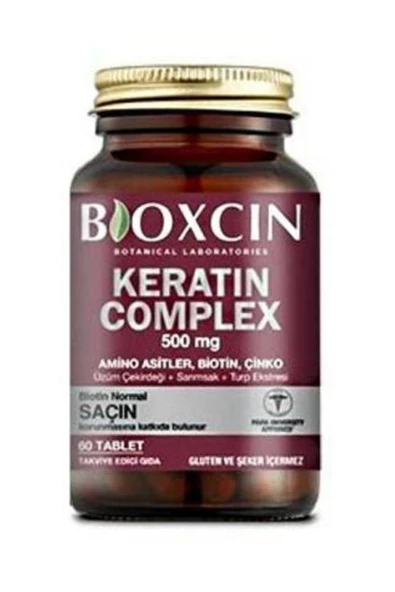 BIOXCIN KERATIN COMPLEX 500MG 60 TABLET ürün görseli 1