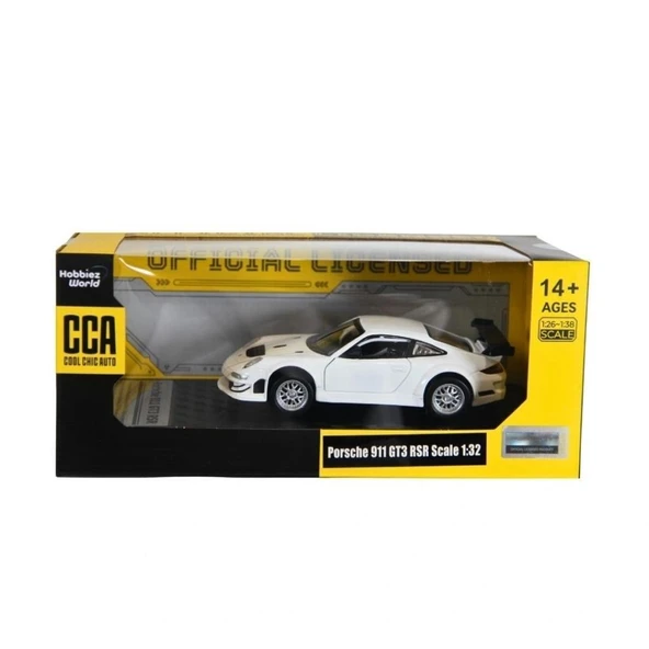 CCA Porsche 911 GT3 RSR Beyaz 1/32 Model Araba ürün görseli 1