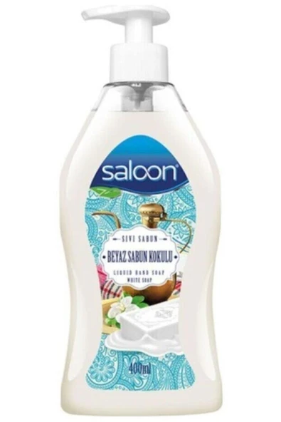 SALOON SIVI SABUN BEYAZ SABUN KOKULU 400 ML ürün görseli 1