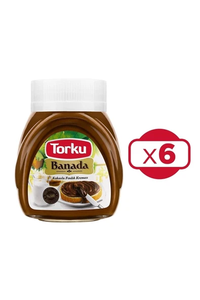 Banada Kakaolu Fındık Kreması Cam 6 x 700 G ürün görseli 1