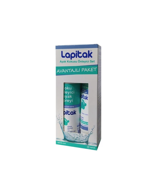 LAPİTAK AYAK KOKUSU ÖNLEYİCİ SET - SPREY 125 ML + KREM 60 ML ürün görseli 1