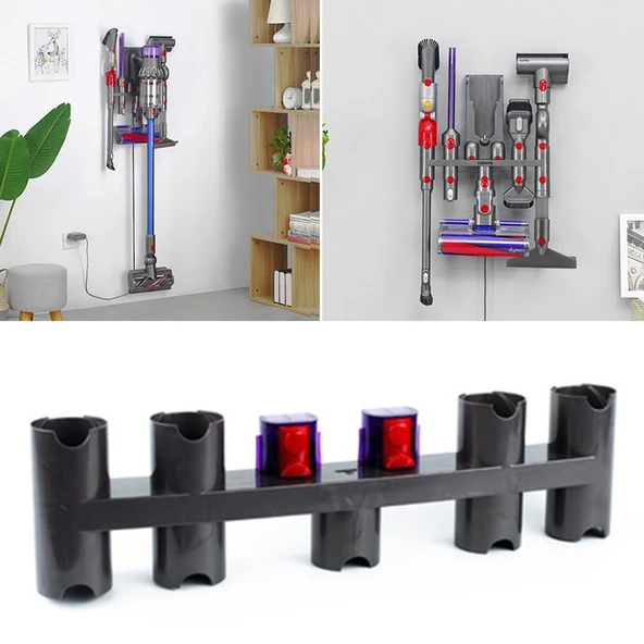 Dyson V12 Uyumlu Süpürge Duvar Askı Fırça Aparatı ürün görseli 1