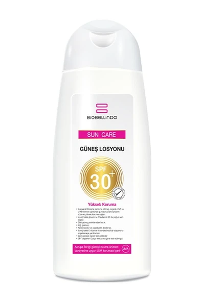 Biobellinda Güneş Losyonu Spf 30+ 200 ML ürün görseli 1