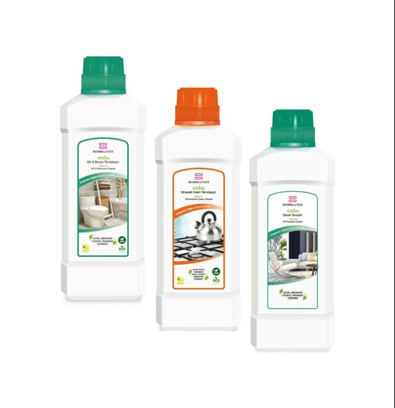 Biobellinda Wc Ve Banyo Temizleyici Ve Mineralli Krem Temizleyici Ve Genel Temizlik ürün görseli 1