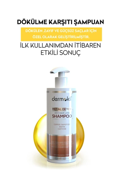 DERMOKİL DÖKÜLME KARŞITI ŞAMPUAN 390 ML ürün görseli 1