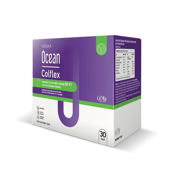 Ocean Colflex Standardize Tavuk Göğsü Kıkırdağı ( UC-II ) 30 Saşe ürün görseli 1