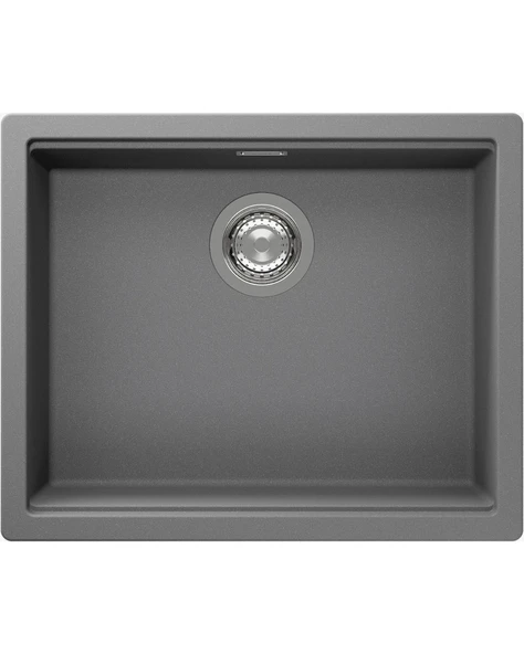 SCHOCK - LAHTİ N100L CROMA 50 CM TEZGAHALTI/TEZGAHÜSTÜ GRANİT EVYE ürün görseli 1