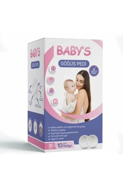 GÖĞÜS PED BABYS 40 LI ürün görseli 1