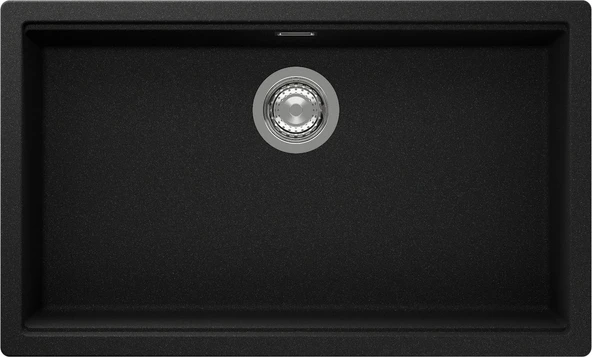 SCHOCK - LAHTİ N100XL ONYX 70 CM TEZGAHALTI/TEZGAHÜSTÜ GRANİT EVYE ürün görseli 1
