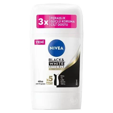 NIVEA STICK WOMEN BLACK&WHITE IPEKSI 50 ML ürün görseli 1