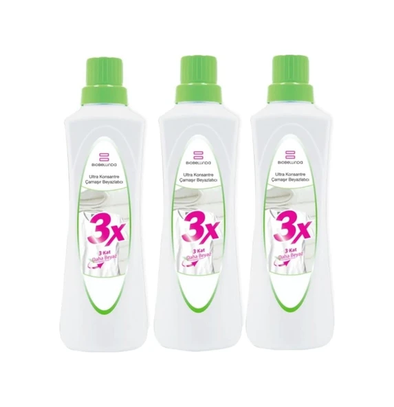 Biobellinda Sıvı Çamaşır Beyazlatıcı 3X Ultra Konsantre 3 x 750 ML ürün görseli 1