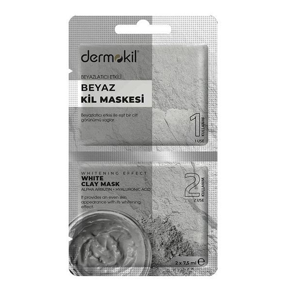 DERMOKİL BEYAZLATICI ETKİLİ KİL MASKESİ ürün görseli 1