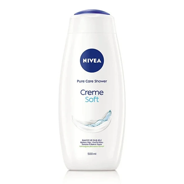 NIVEA DUS JELI BAYAN CREME SOFT 500 ML ürün görseli 1