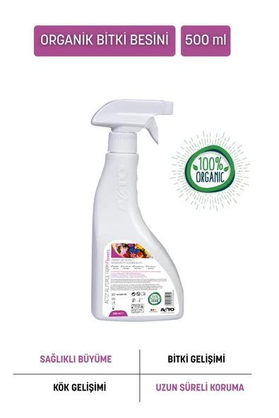 ACTO® AL FORCE Flowers 500 ml Organik Sıvı Gübre | Saksı & Bahçe Çiçekleri İçin Bitki Besini ürün görseli 1