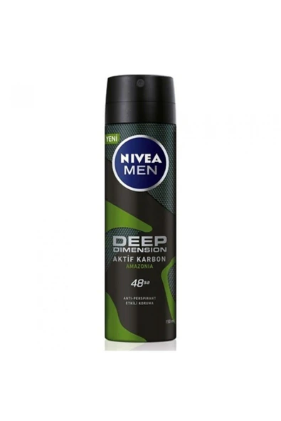 NIVEA DEODORANT FOR MEN DEEP AMAZONIA 150ML ürün görseli 1