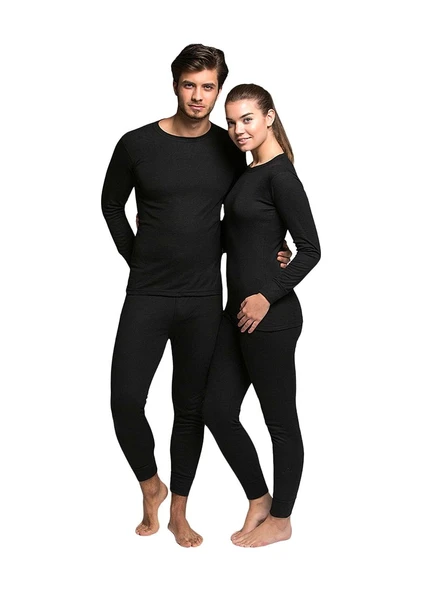 Thermoform Yetişkin Termal İçlik - Thermoform - Active Ribana - Siyah Çok Renkli Standart ürün görseli 1