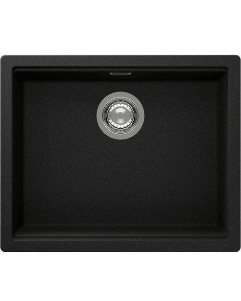 SCHOCK - LAHTİ N100L ONYX 50 CM TEZGAHALTI/TEZGAHÜSTÜ GRANİT EVYE ürün görseli 1