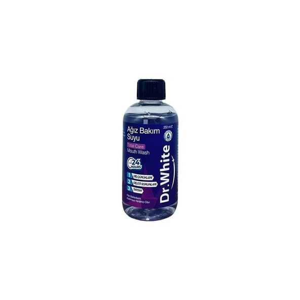 DR. WHİTE AĞIZ BAKIM SUYU TOTAL CARE 250 ML ürün görseli 1
