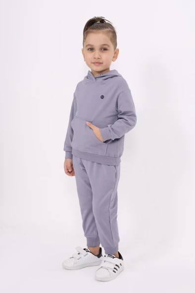 Toontoy Erkek Çocuk Relax Fit Kapüşonlu Cepli Hafif Düşük Omuz Baskılı Sweatshirt - 2 İplik ürün görseli 1