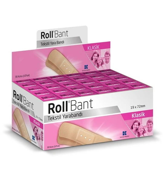 ROLL KLASIK YARA BANDI 30 KUTU 10 LUK ürün görseli 1