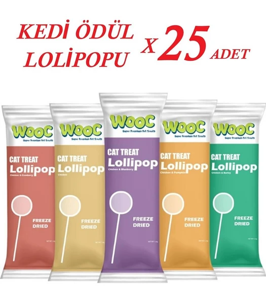 Wooc Lollipop  Kedi Ödül Maması 1,4 Gr*25 ADET ürün görseli 1