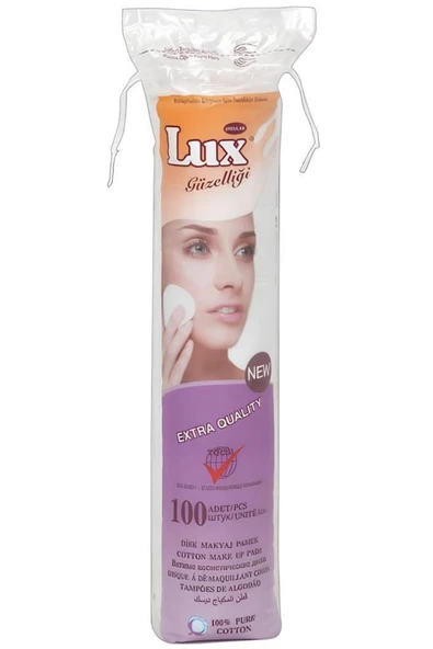 LUX MAKYAJ TEMİZLEME PAMUĞU DİSK 100'LÜ ürün görseli 1