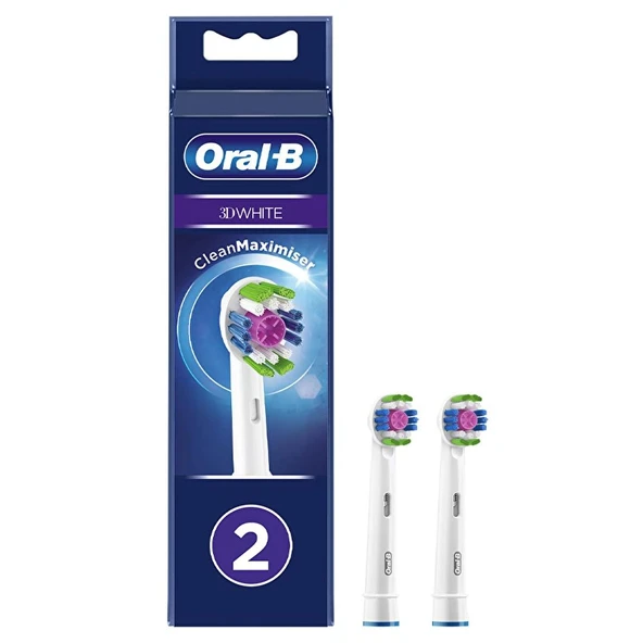 Oral-B Yedek Başlık 3D White 2 li ürün görseli 1