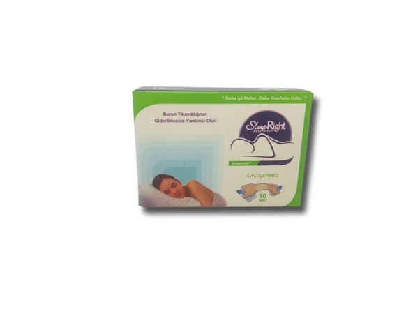 SLEEP RİGHT STANDART BURUN BANDI 10'LU ürün görseli 1