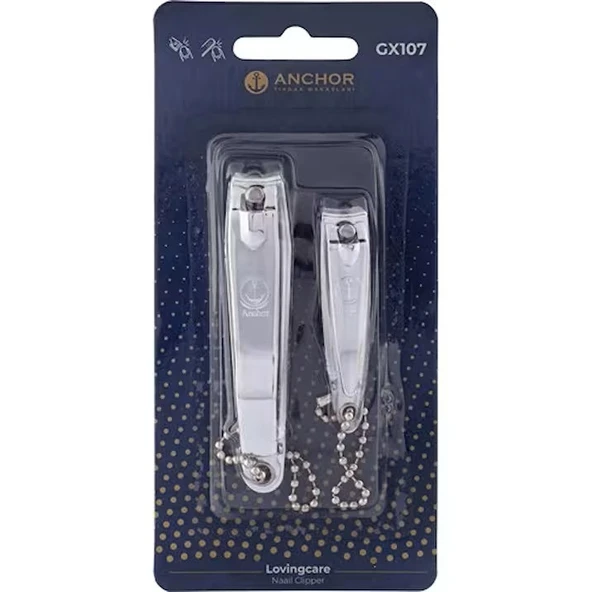 ANCHOR TIRNAK MAKASI SET  2 Lİ GX107 ürün görseli 1
