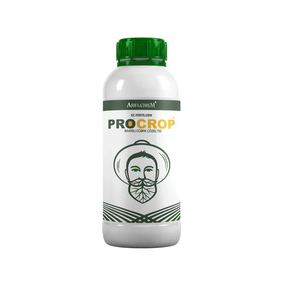 ARELCHEM PROCROP (BAKIRLI GÜBRE ÇÖZELTİSİ) 1 LT'LİK AMBALAJ ürün görseli 1