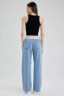 A0486 Geniş Paça Jean Pantolon - Resim 6
