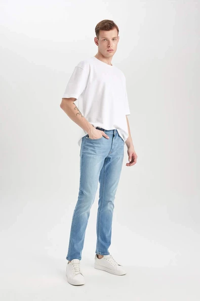 B3624 Pedro Slim Fit Dar Paça Jean Pantolon ürün görseli 1