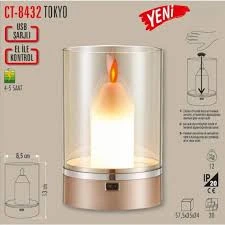 Cata CT-8432 Tokyo Şarjlı Masa Lambası ürün görseli 1